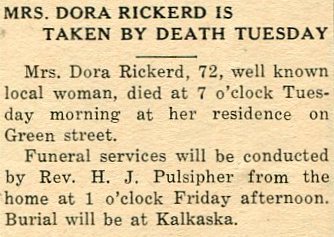 Dora Rickerd thumbnail