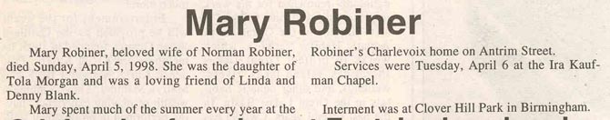 Mary Robiner thumbnail