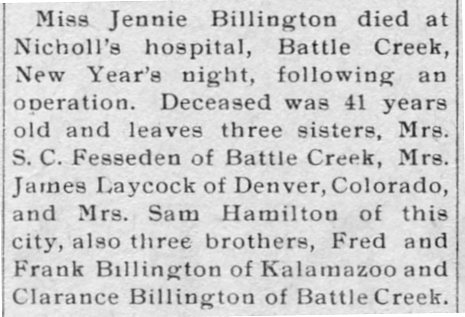 Jennie Billington thumbnail