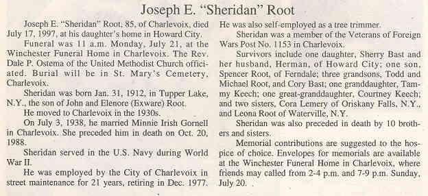"Joseph E. "Sheridan"" Root thumbnail
