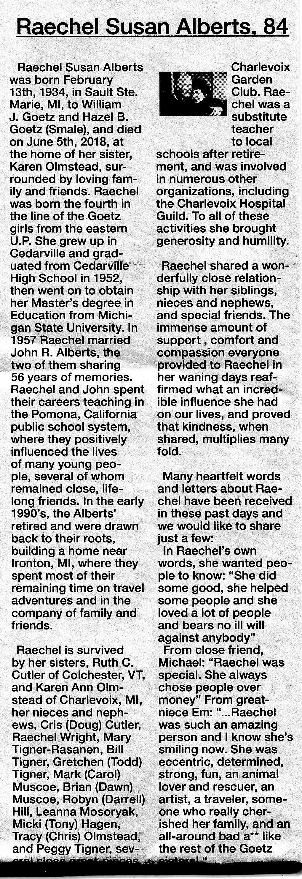Raechel Susan Alberts image 2