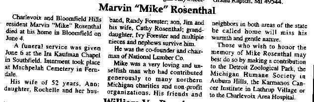 "Marvin "Mike"" Rosenthal thumbnail