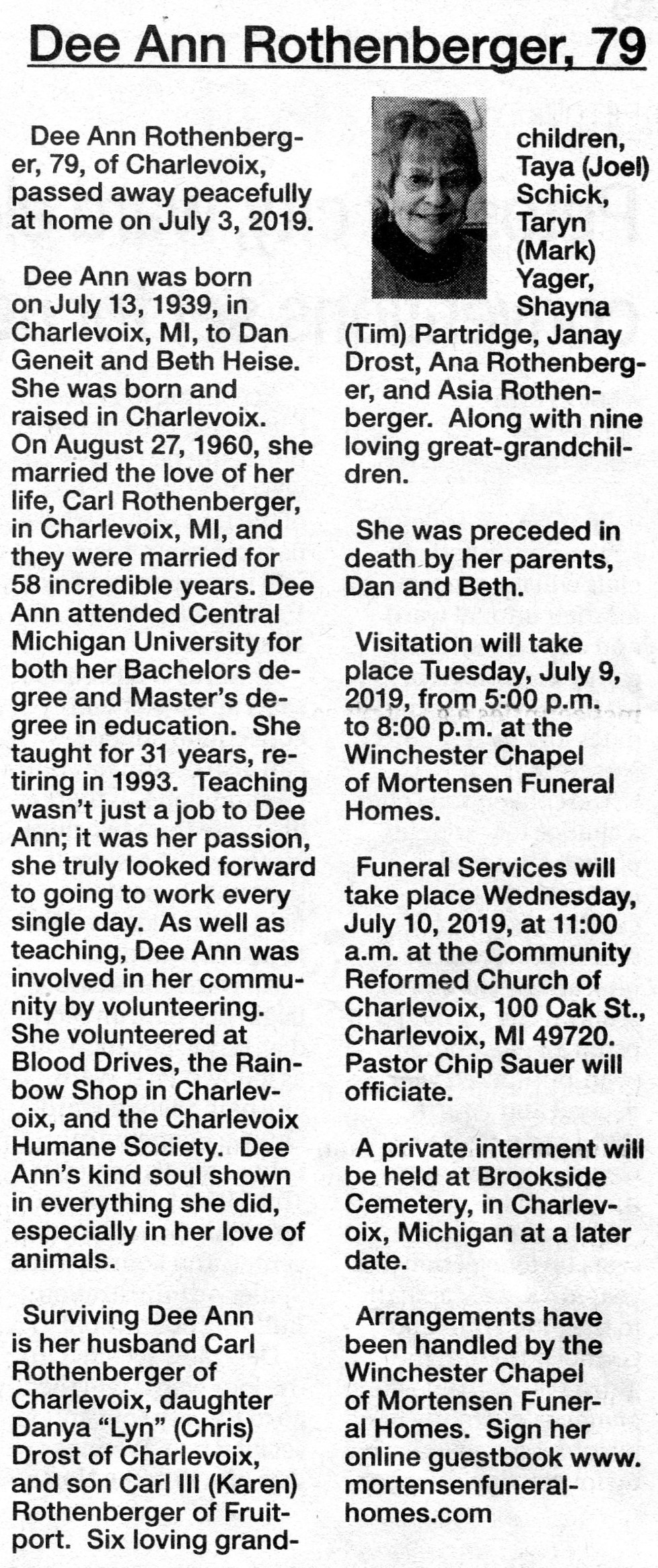 Dee Ann Rothenberger thumbnail