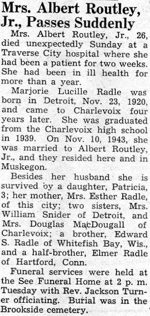 Marjorie Lucille Routley thumbnail