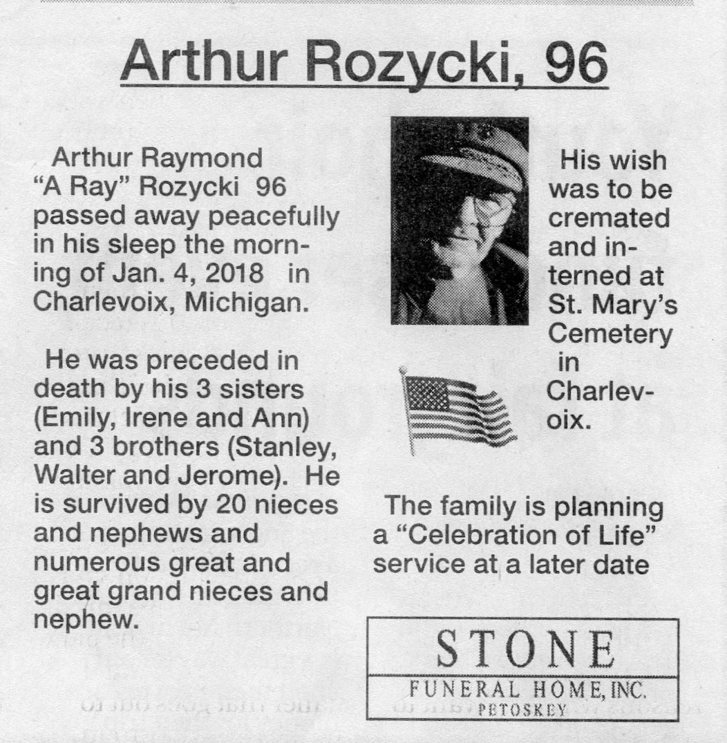 Arthur Ray 'A Ray' Rozycki thumbnail