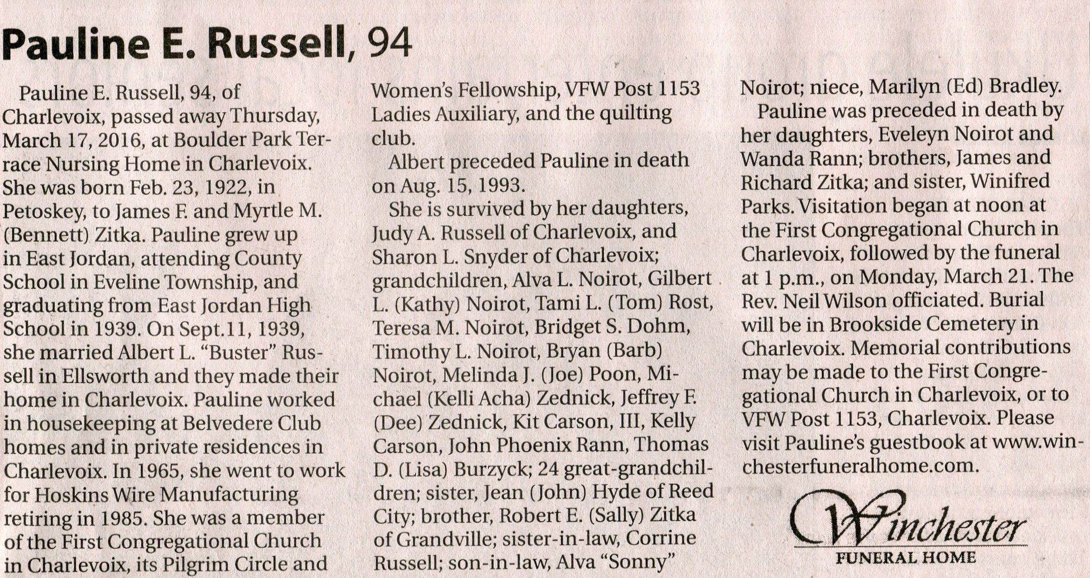Pauline E. Russell thumbnail
