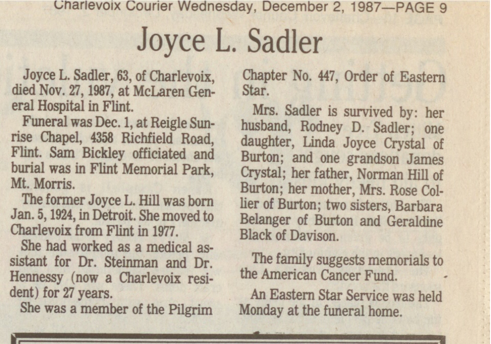 Joyce L. Sadler thumbnail