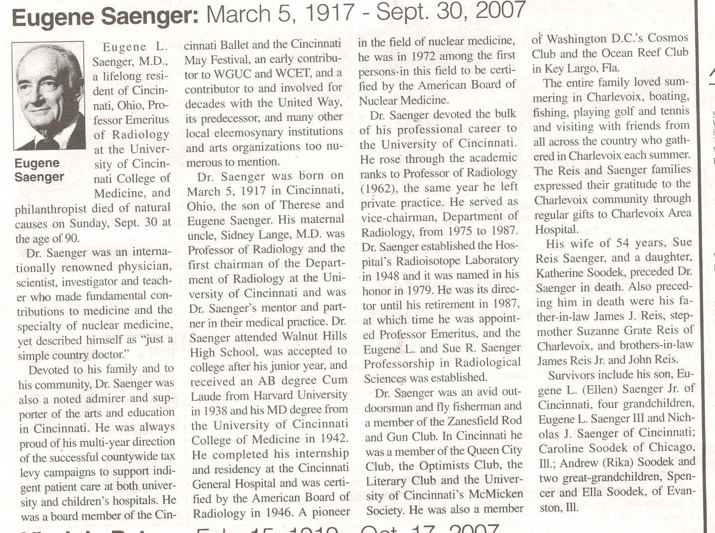 Eugene L Saenger thumbnail