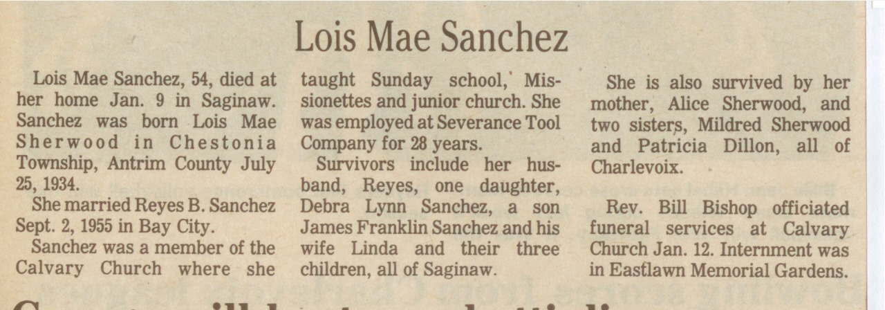 Lois Mae Sanchez thumbnail