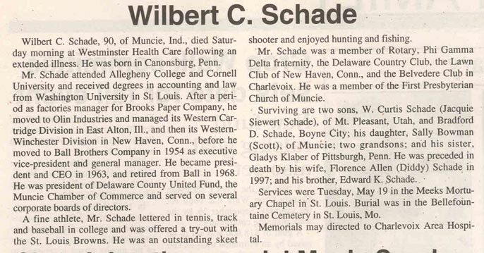 Wilbert C. Schade thumbnail
