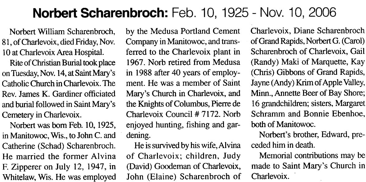 Norbert William Scharenbroch thumbnail