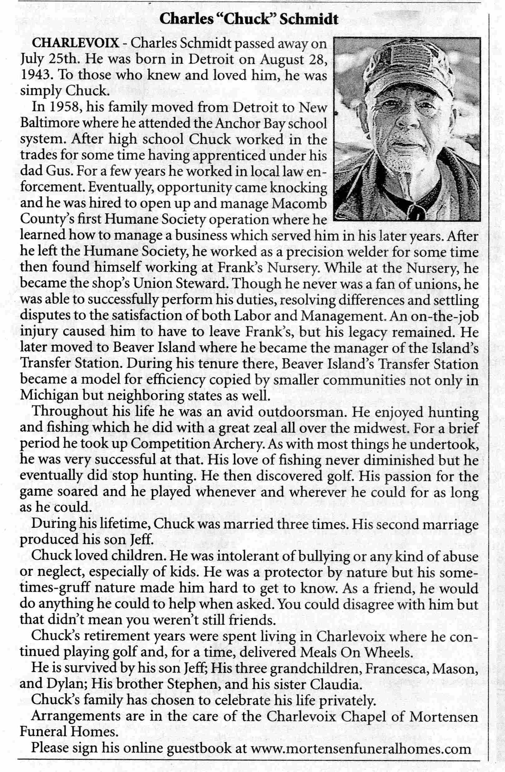 Charles 'Chuck' Schmidt thumbnail