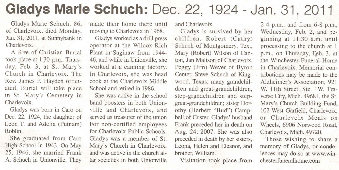 Gladys Marie Schuch thumbnail