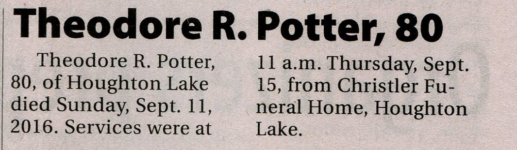 Theodore 'Ted' Richard Potter thumbnail