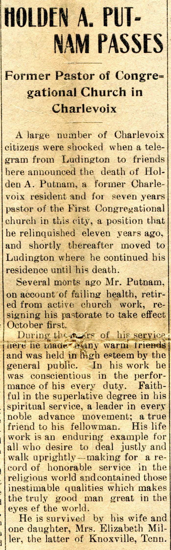 Rev. Holden Adelmore Putnam thumbnail
