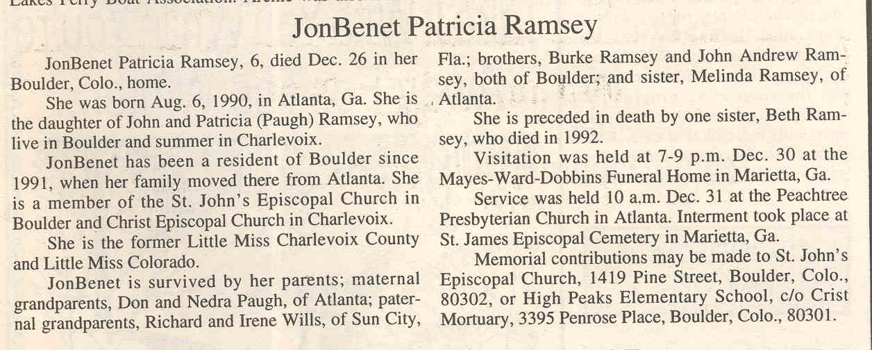 JonBenet Patricia Ramsey thumbnail