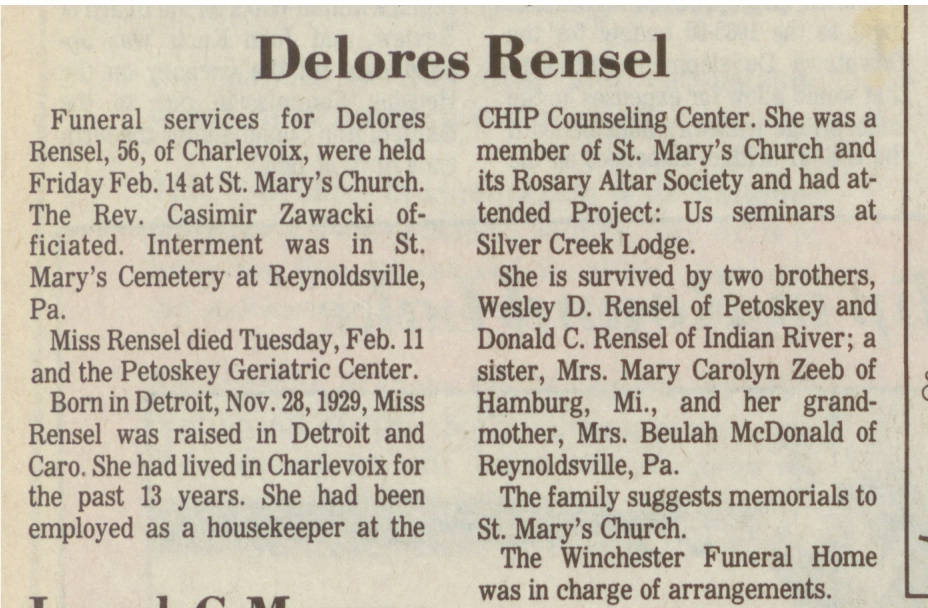 Delores Rensel thumbnail