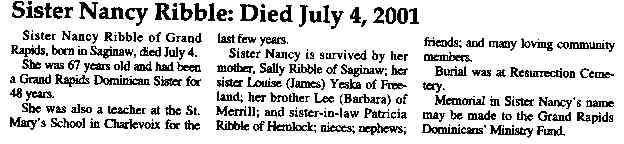 Sister Nancy Ribble thumbnail