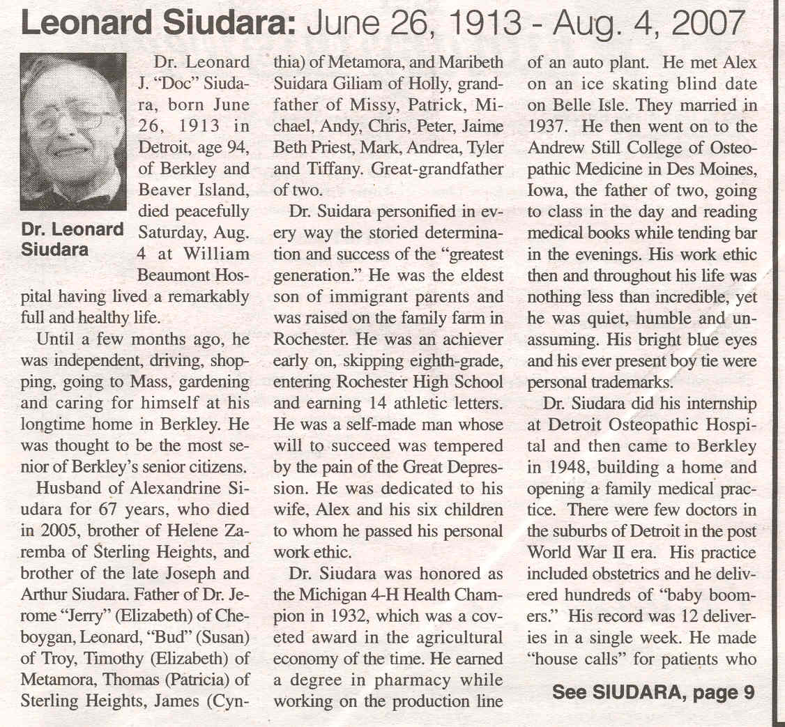 Leonard J Siudara thumbnail