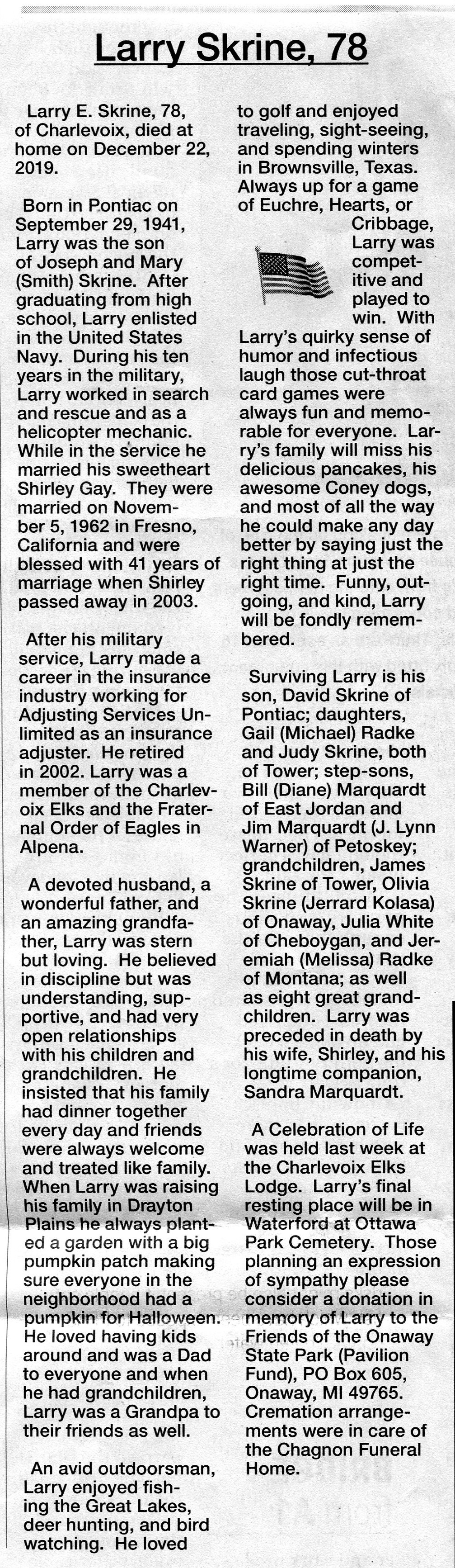 Larry E. Skrine thumbnail