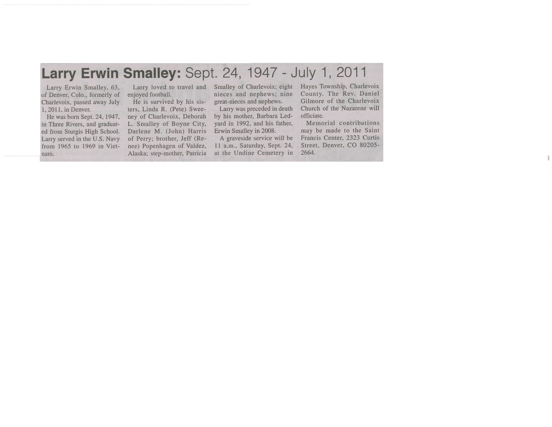 Larry Erwin Smalley thumbnail