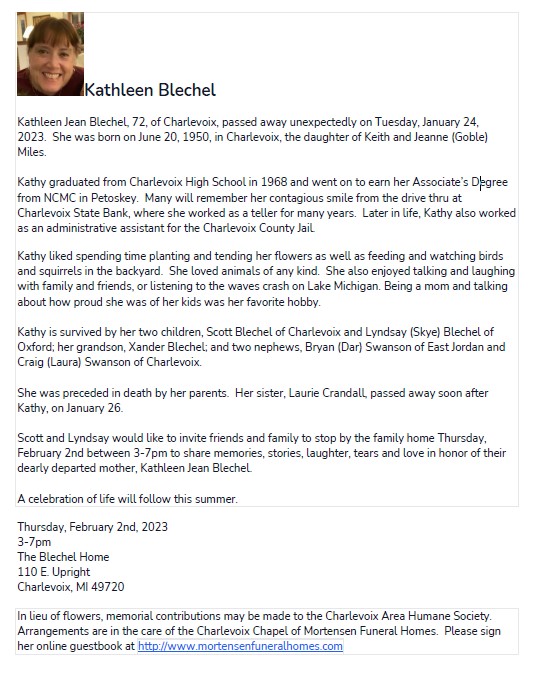 Kathleen Jean Blechel thumbnail