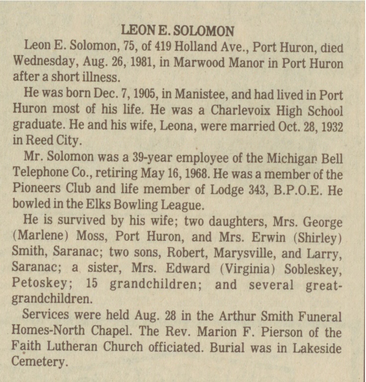 Leon E. Solomon thumbnail