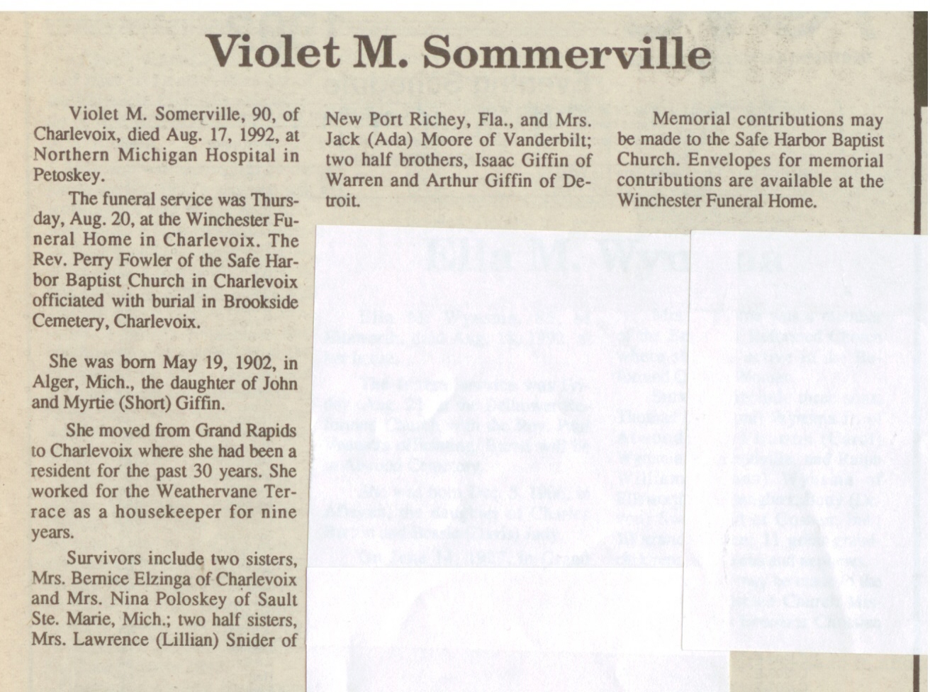 Violet M. Sommerville thumbnail