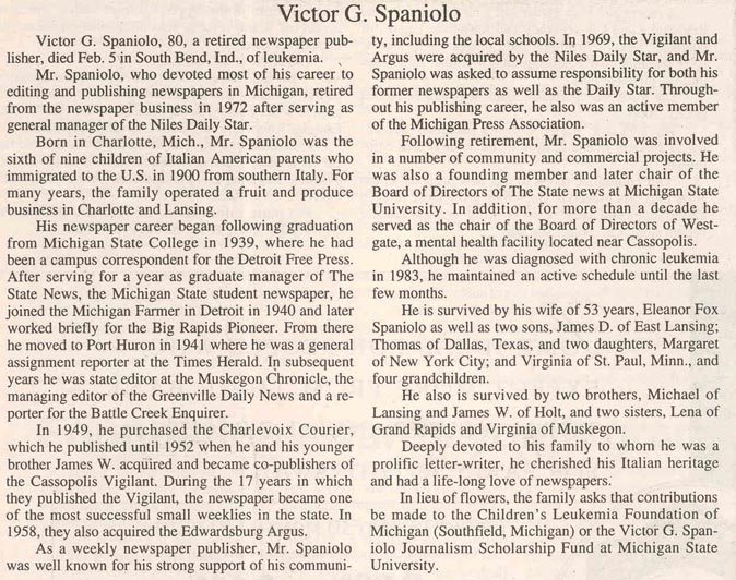 Victor G. Spaniolo thumbnail