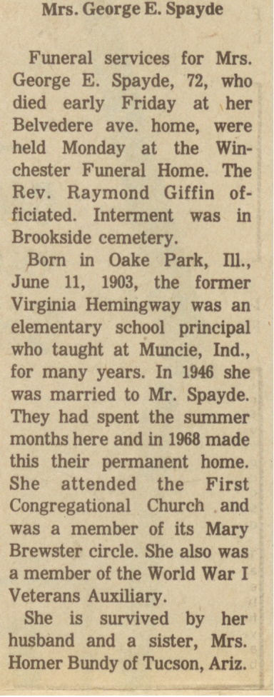 Virginia Spayde thumbnail