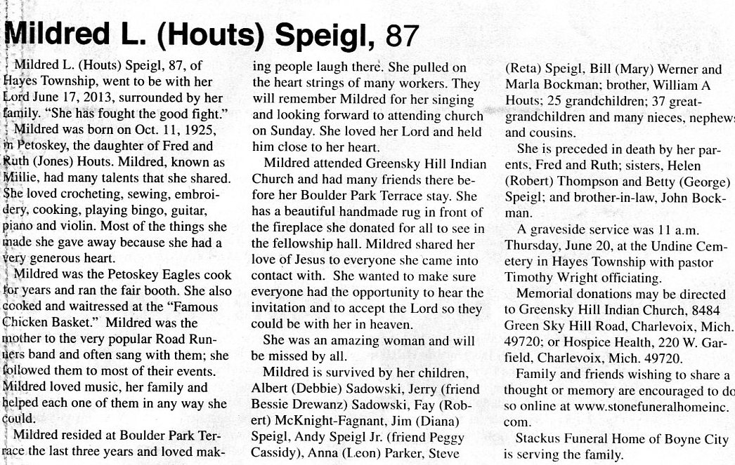 Mildred L. (Houts) Speigl thumbnail