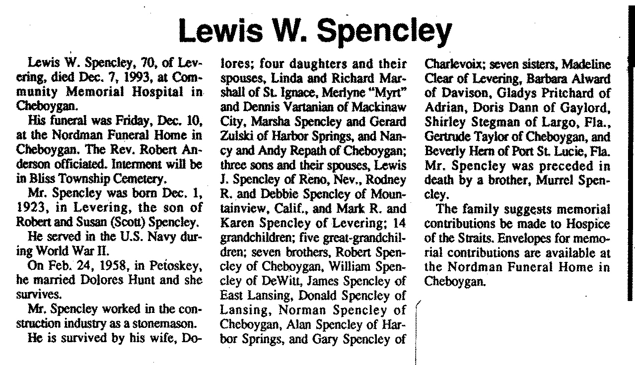 Lewis W. Spencley thumbnail
