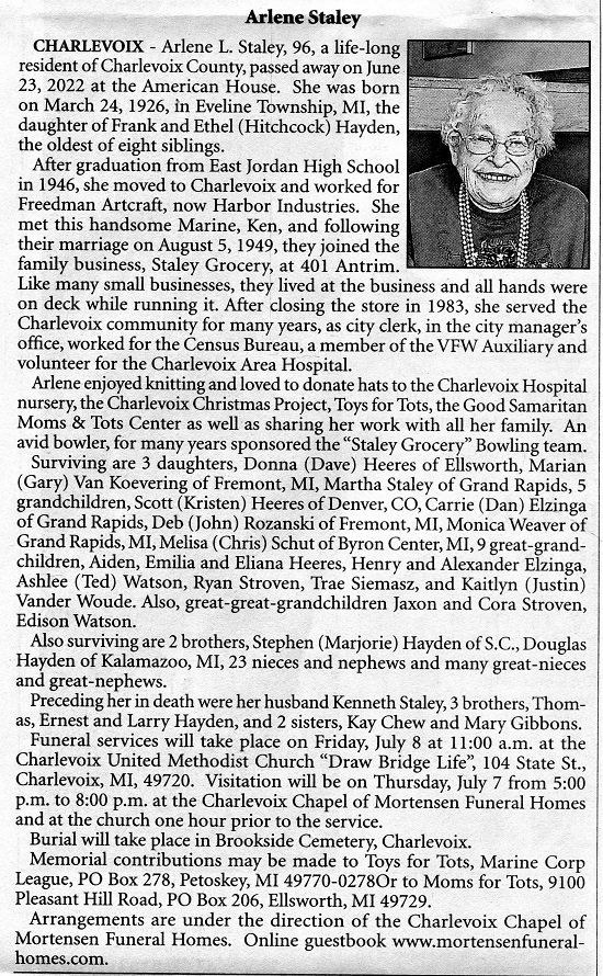 Arlene L. Staley thumbnail