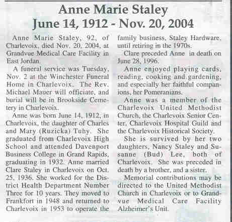 Anne Marie Staley thumbnail