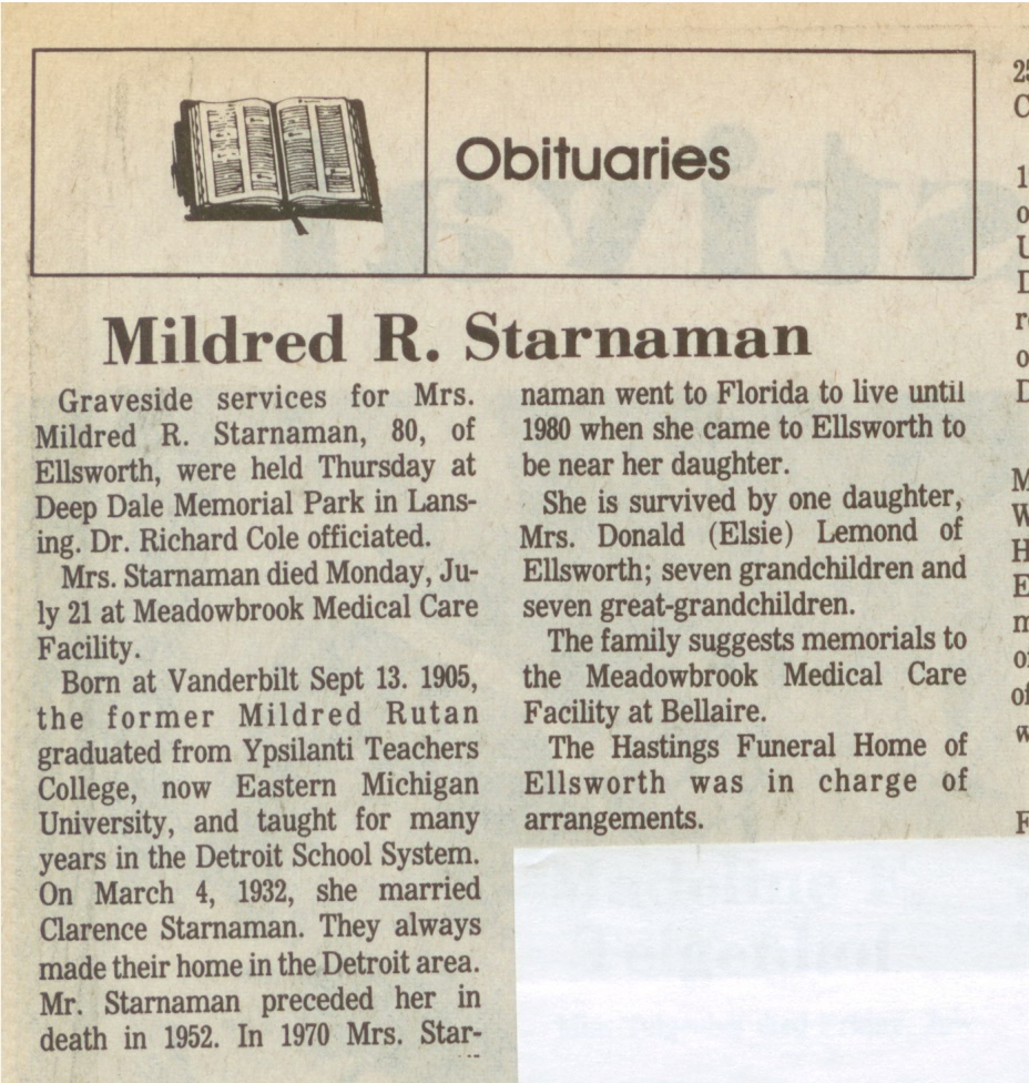 Mildred R. Starnaman thumbnail