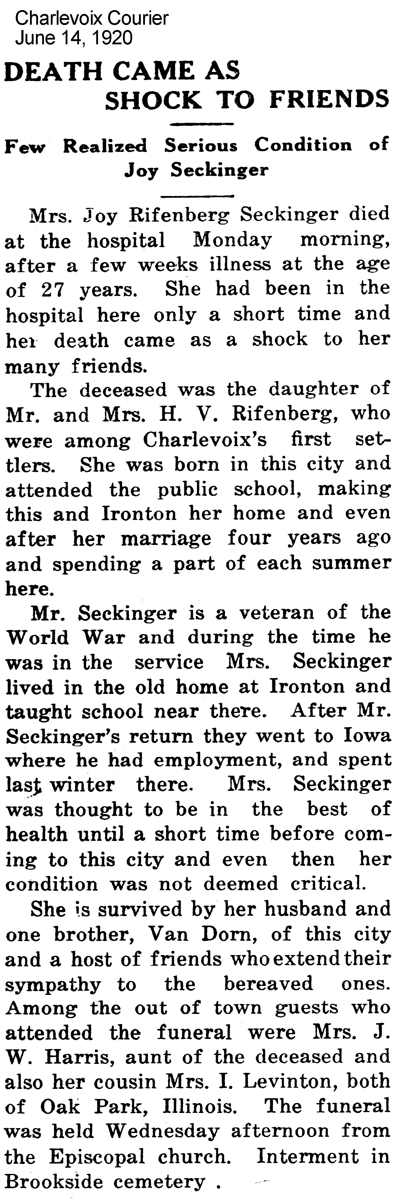 Joy Seckinger thumbnail