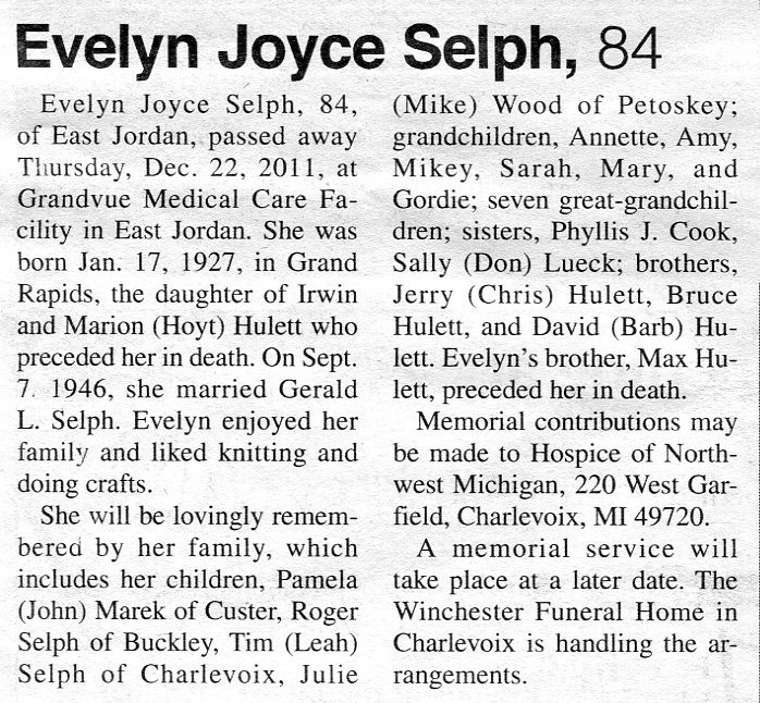 Evelyn Joyce Selph thumbnail