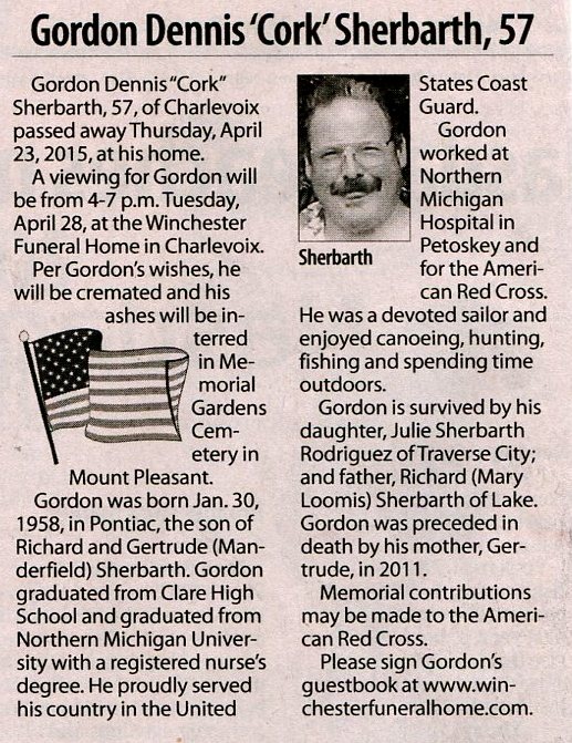 Gordon Dennis 'Cork' Sherbarth thumbnail