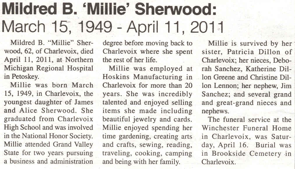 Mildred B. 'Millie' Sherwood thumbnail