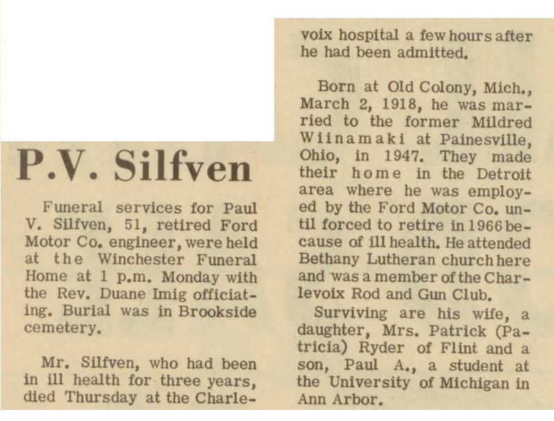 Paul V. Silfven thumbnail