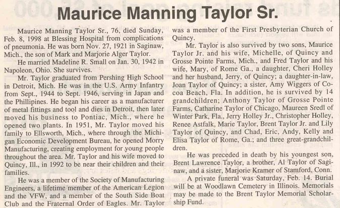 Maurice Manning Taylor, Sr. thumbnail