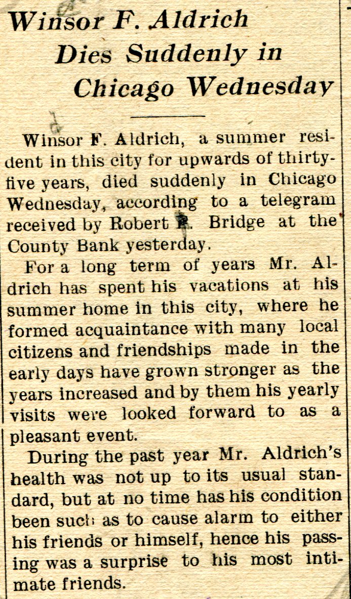 Windsor F. Aldrich thumbnail