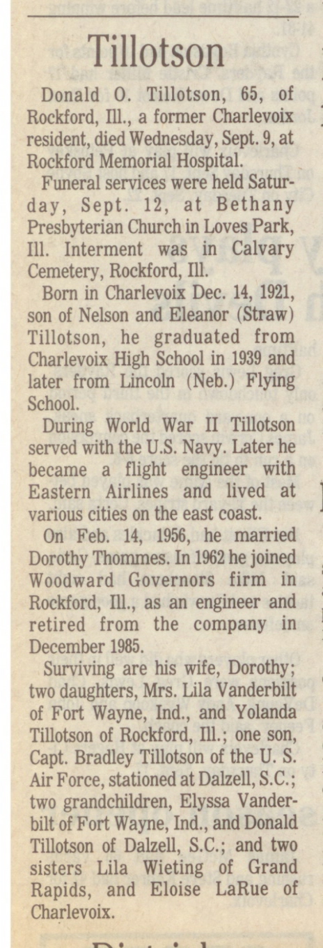 Donald O. Tillotson thumbnail