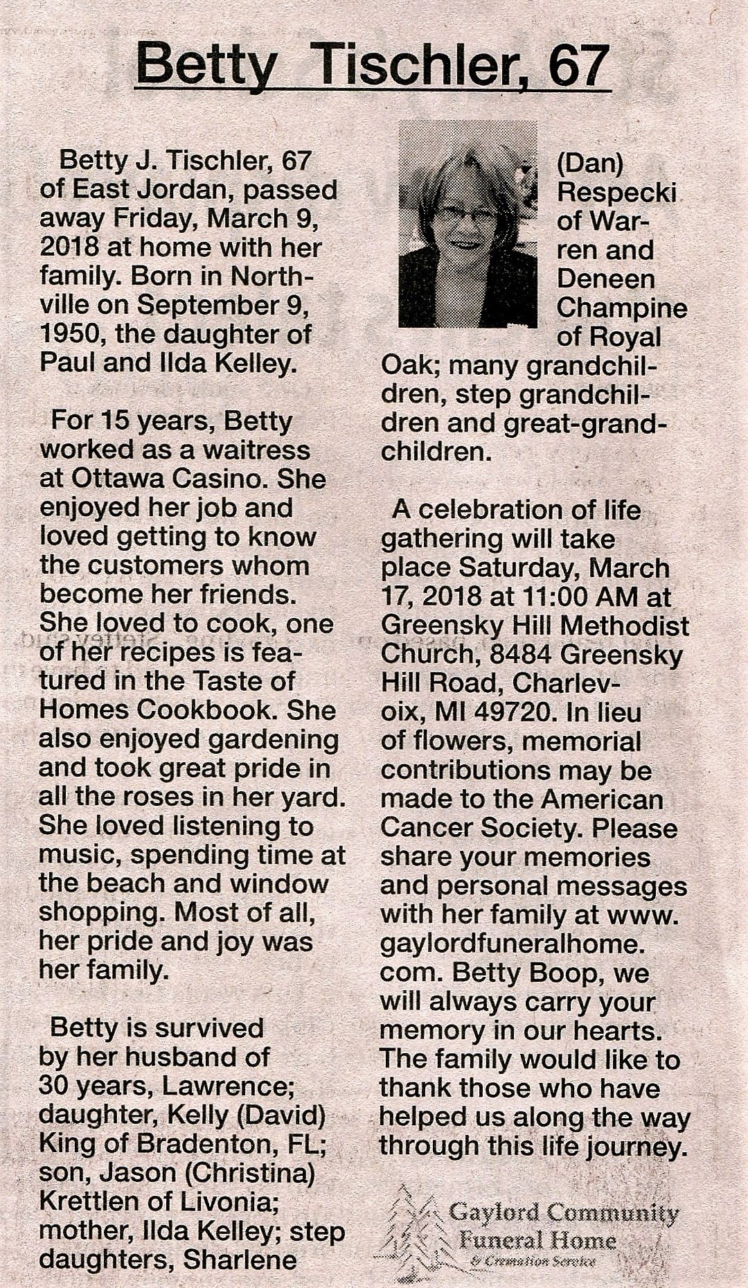 Betty J. Tischler thumbnail