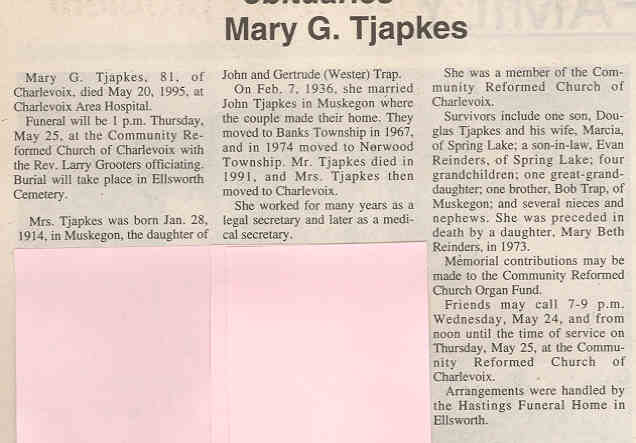 Mary G. Tjapkes thumbnail