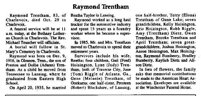 Raymond Trentham thumbnail