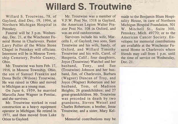 Willard S. Troutwine thumbnail