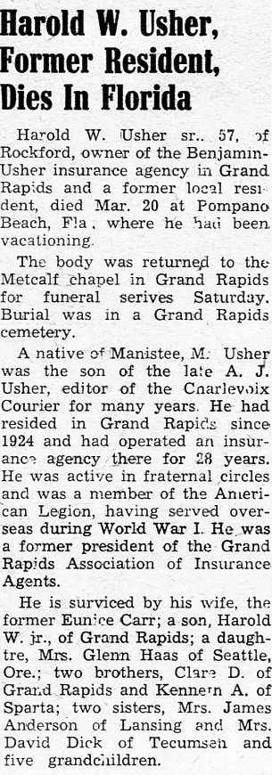 Harold W. Sr. Usher thumbnail