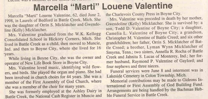 "Marcella "Marti" Louene" Valentine thumbnail