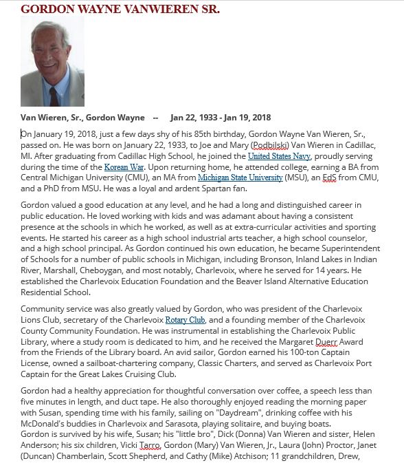 Gordon Wayne Van Wieren image 2